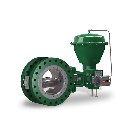 Fisher™ A31D Double-Flange Butterfly Valve